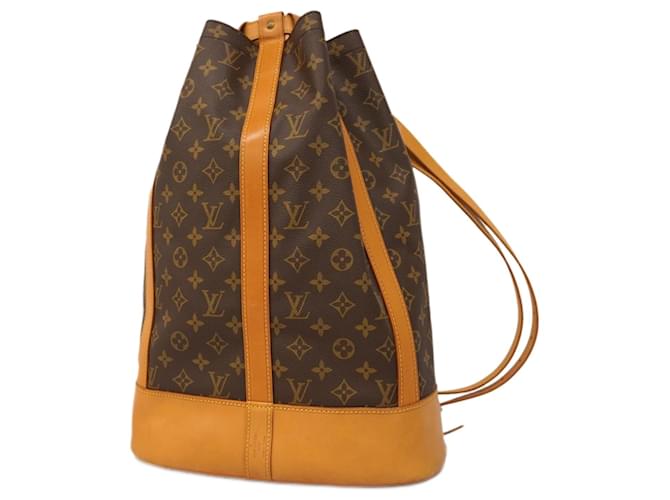 Louis Vuitton Randonnée Marrom Lona  ref.1395490