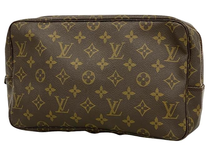 Louis Vuitton Trousse de Toilette Marrone Tela  ref.1395499