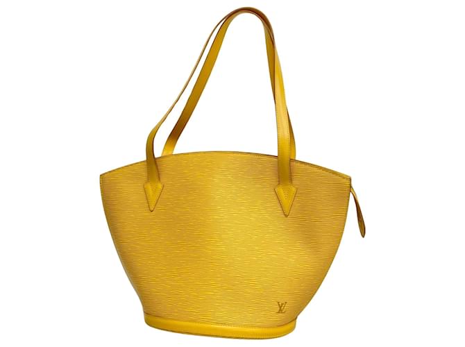 Louis Vuitton Saint Jacques Yellow Leather  ref.1395501
