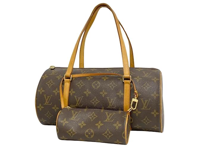 Papillon Louis Vuitton Papillón 30 Castaño Lienzo  ref.1395502