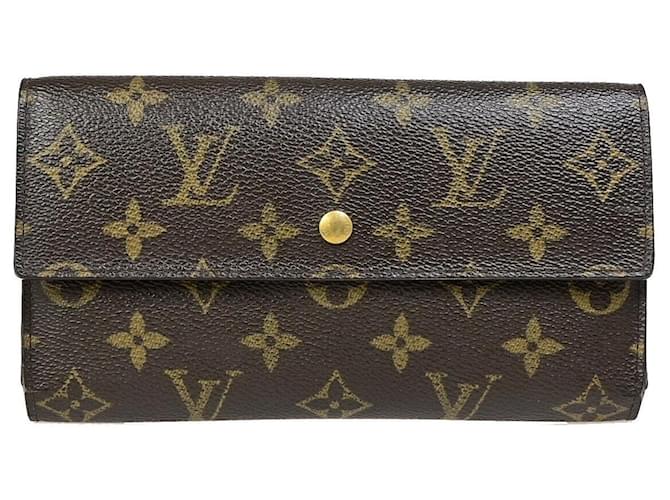 Louis Vuitton Trésor Brown Cloth  ref.1395533