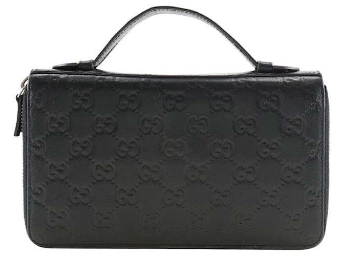 Gucci Guccissima Schwarz Leder  ref.1395539