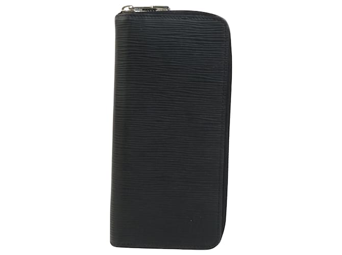 Louis Vuitton Zippy Wallet Vertical Black Leather  ref.1395543