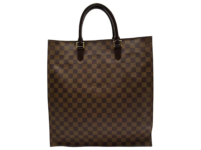 Louis Vuitton Sac Plat Brown Cloth  ref.1395572