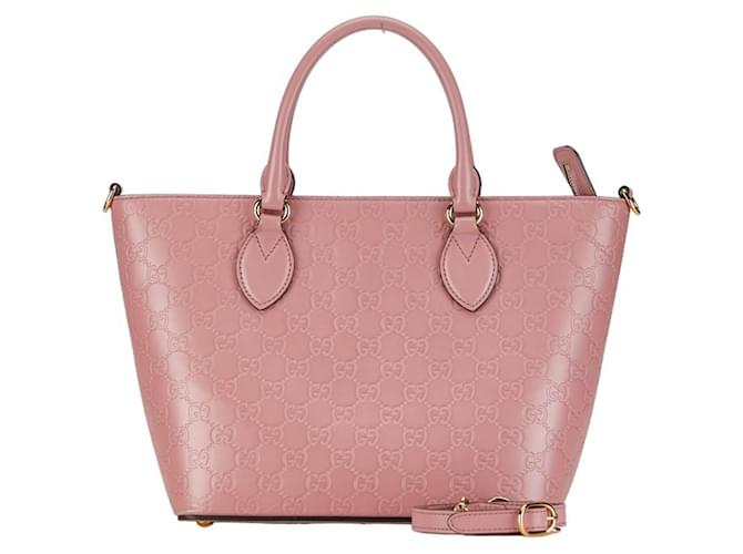 Gucci Guccissima Rosa Couro  ref.1395592