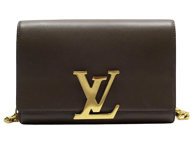 Louis Vuitton Louise Brown Leather  ref.1395595