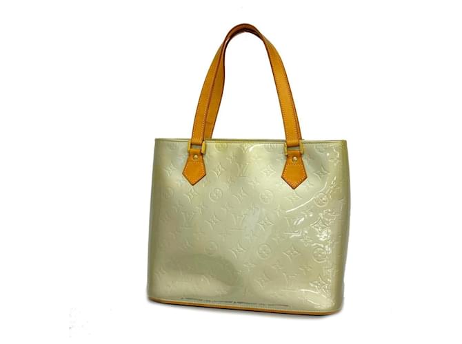 Louis Vuitton Houston Cinza Couro envernizado  ref.1395600