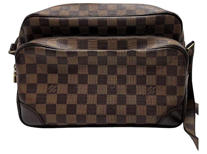 Louis Vuitton Nile Castaño Lienzo  ref.1395605