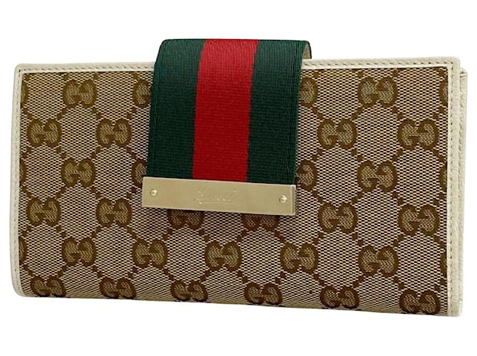 Gucci Ophidia Bege Lona  ref.1395617