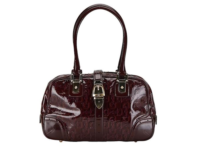 Mors Gucci Cuir Marron  ref.1395653