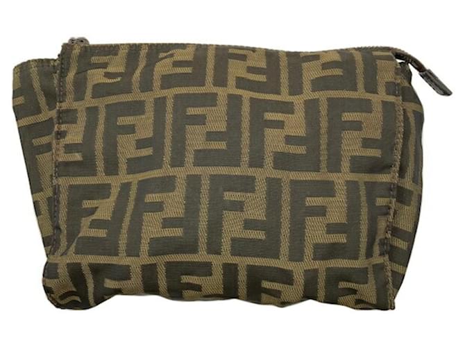 Fendi Zucca Braun Leinwand  ref.1395656