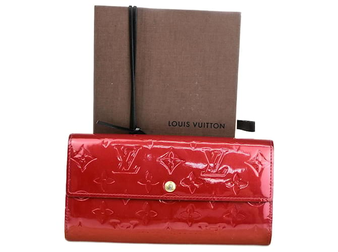 Louis Vuitton Sarah Rot Lackleder  ref.1395664