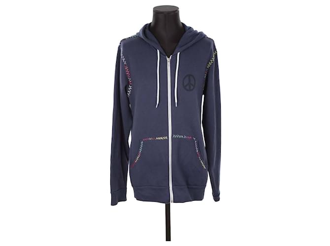 Autre Marque Crew Baumwolljacke Blau Baumwolle  ref.1395673