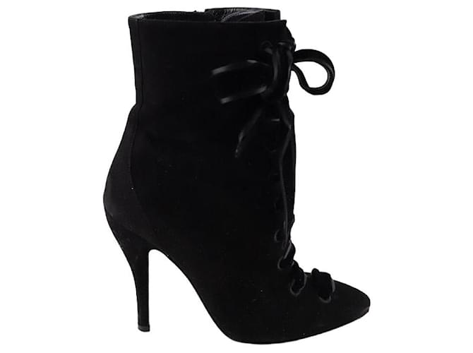 Gucci Boots en daim Noir  ref.1395683