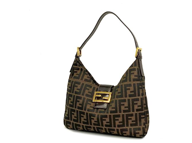 Fendi Zucca Khaki Leinwand  ref.1395693