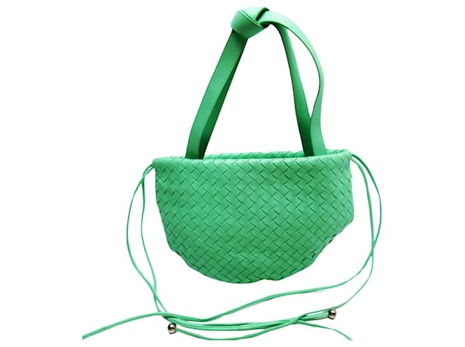 Bottega Veneta Intrecciato Verde Bezerro-como bezerro  ref.1395700