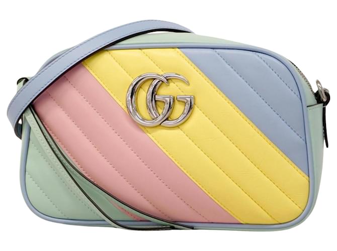 Gucci GG Marmont Multicor Couro  ref.1395709