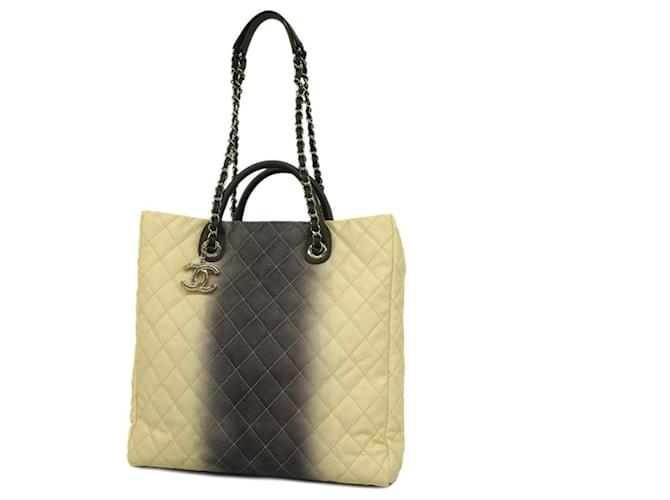 Chanel Beige Leather  ref.1395725