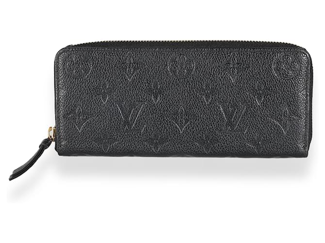 Louis Vuitton Black Empreinte Clemence Wallet Leather  ref.1395781