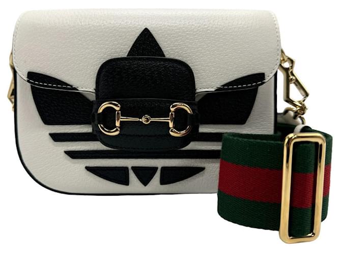 Gucci Horsebit Bianco Pelle  ref.1395833