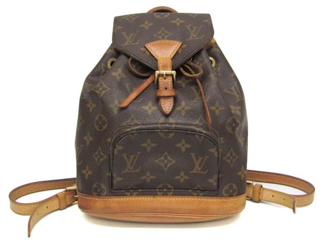 Louis Vuitton Montsouris Brown Cloth  ref.1395852