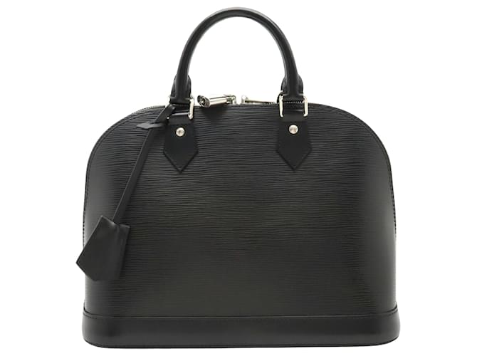 Louis Vuitton Alma Preto Couro  ref.1395856