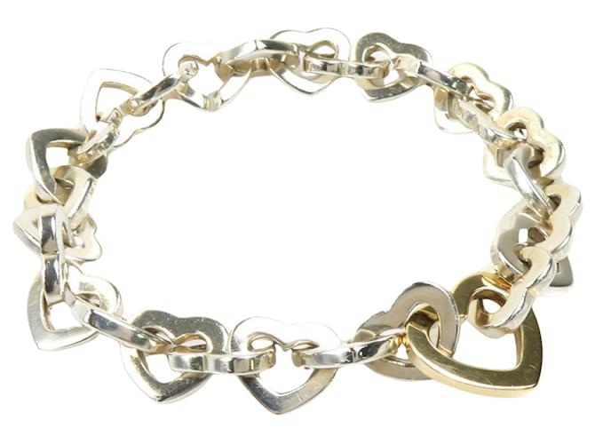 Tiffany & Co Hearts Silvery Silver  ref.1395865