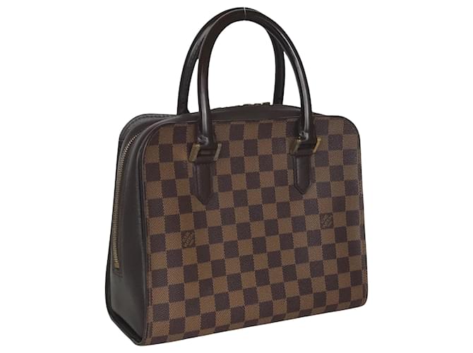 Louis Vuitton Triana Brown Cloth  ref.1395873