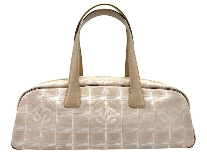 Chanel Travel line Beige Synthetic  ref.1395876