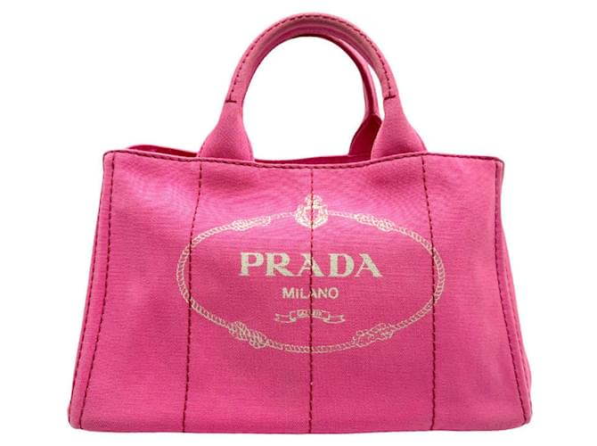 Prada Canapa Pink Cloth  ref.1395891
