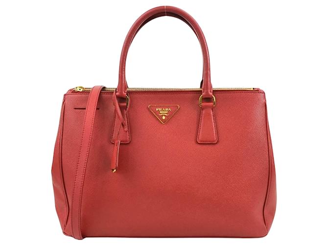 Prada Galleria Rosso Pelle  ref.1395893