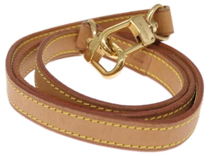 Louis Vuitton Shoulder strap Beige Leather  ref.1395910