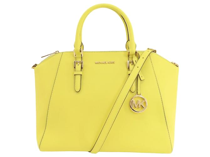 Michael Kors Gelb Leder  ref.1395941