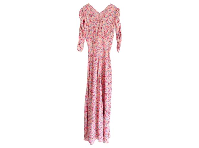 Autre Marque Robe fleurie Rouchine de byTiMo Synthétique Rose  ref.1395963