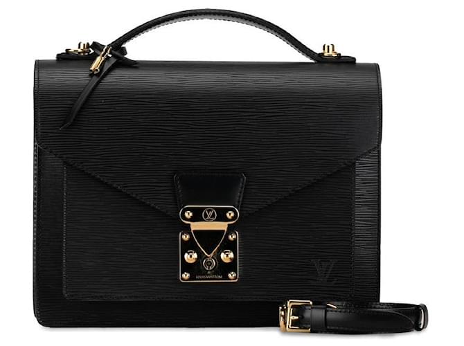 Bolsa de couro Louis Vuitton Monceau M52122 em bom estado  ref.1395976