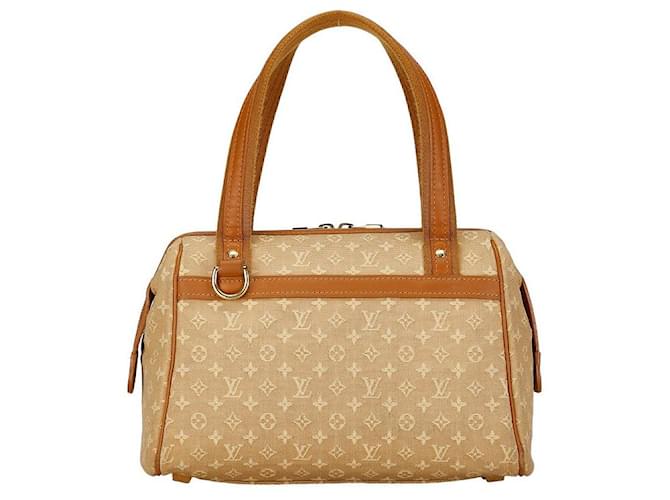 Louis Vuitton Monogram Josephine PM Canvas Leather Handbag M92416 in Good Condition Brown Cloth  ref.1395985