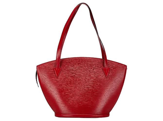 Saint Jacques Louis Vuitton Epi Leather Saint-Jacques Shopping Tote Bag M52267 in Very Good Condition Red  ref.1395988