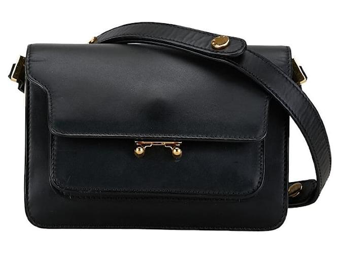 Marni Leather Trunk Shoulder Bag  Leather Shoulder Bag in Good condition  ref.1396021