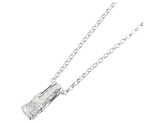 & Other Stories [LuxUness] 18Collier pendentif diamant or k Collier en métal en excellent état  ref.1396034