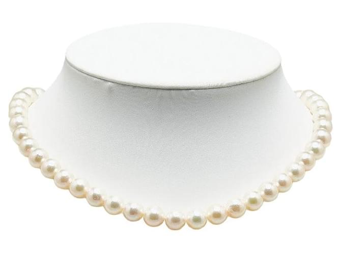 & Other Stories [LuxUness] Classic Pearl Necklace Metal Necklace in Excellent condition  ref.1396043