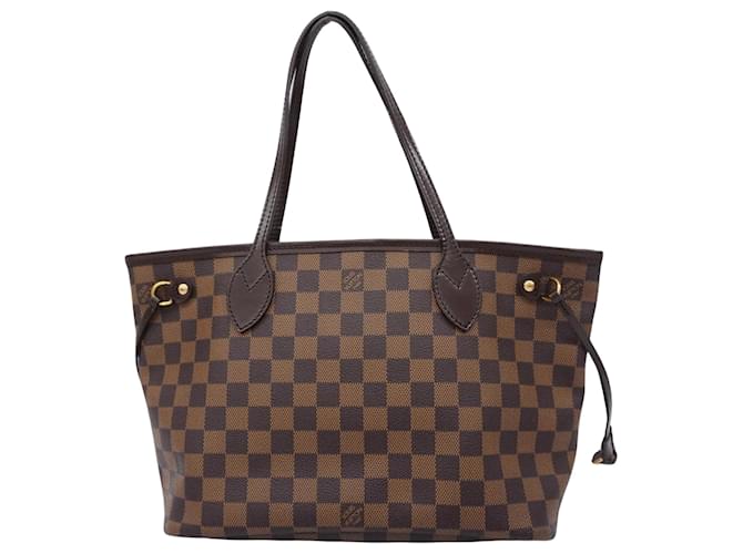 Louis Vuitton Neverfull PM Toile Marron  ref.1396095