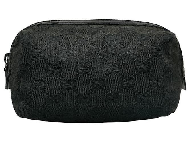 Gucci GG Canvas Cosmetic Pouch Canvas Vanity Bag 29595 in buone condizioni Tela  ref.1396102