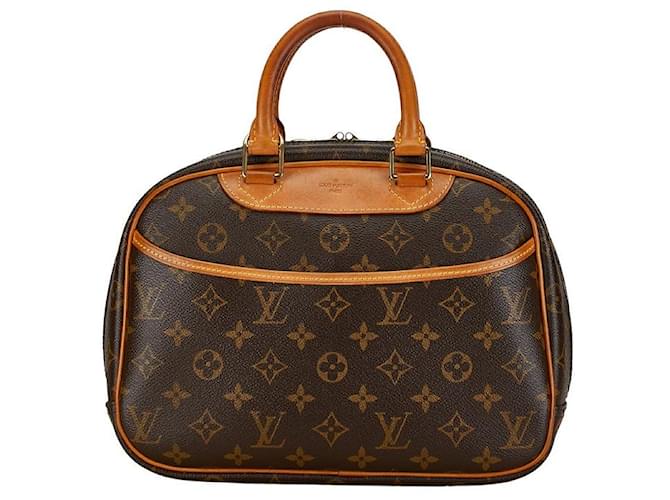 Louis Vuitton Trouville Canvas Handbag M42228 in Good condition Cloth  ref.1396118
