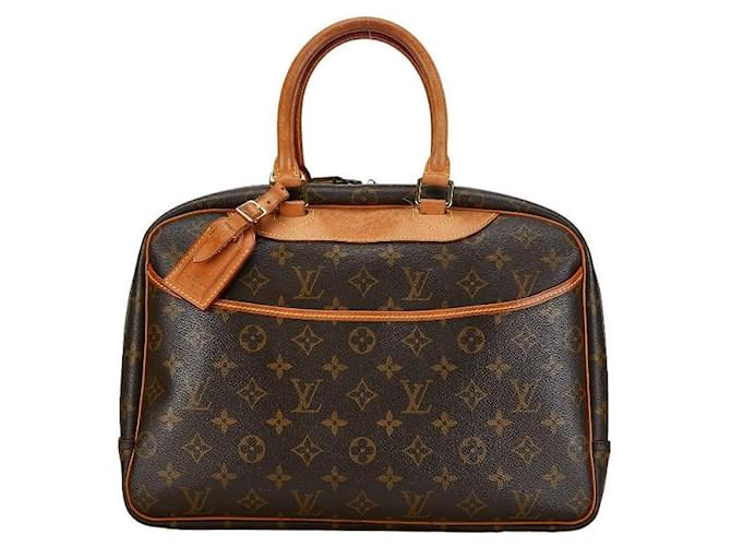 Louis Vuitton Deauville Canvas Handbag M47270 in Good condition Cloth  ref.1396123