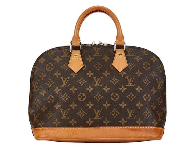 Louis Vuitton Alma Canvas Handbag M51130 in Good condition Cloth  ref.1396131