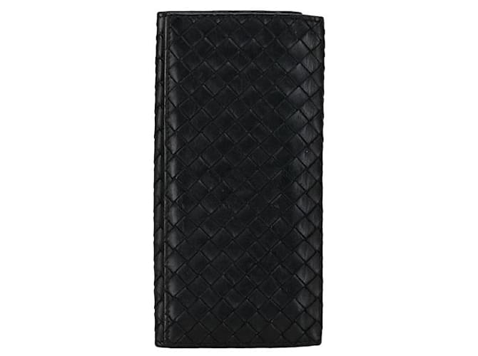 Bottega Veneta Intrecciato Leather Bifold Wallet Leather Long Wallet in Good condition  ref.1396142