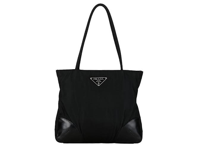 Prada Tessuto Tote Bag Sac cabas en toile en bon état  ref.1396153