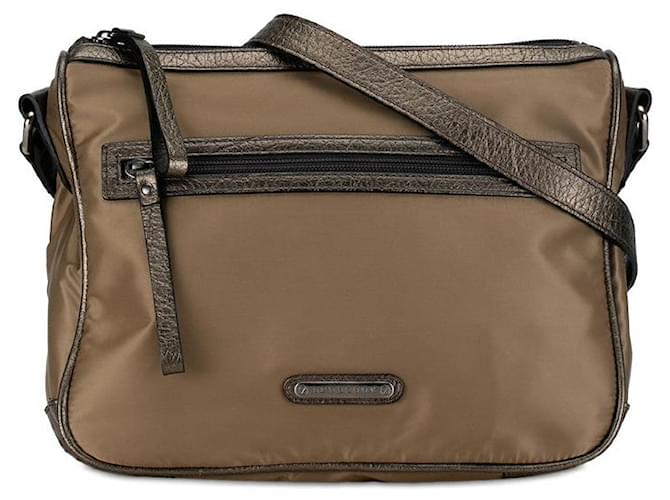 Burberry Nylon & Leather Crossbody Bag Canvas Crossbody Bag in Good condition Cloth  ref.1396166