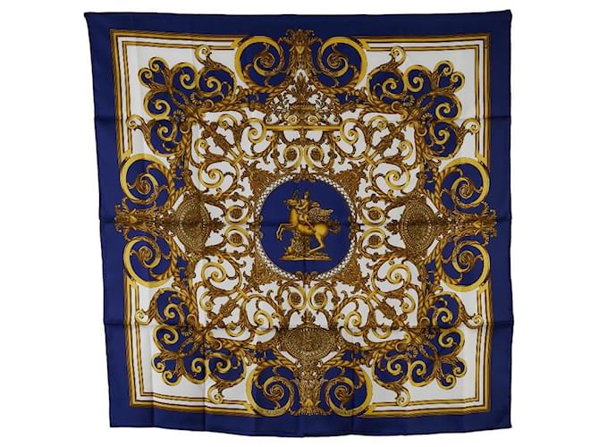 Hermès Hermes Carre 90 Les Tuileries SiIlk Scarf  Canvas Scarf in Excellent condition Cloth  ref.1396197