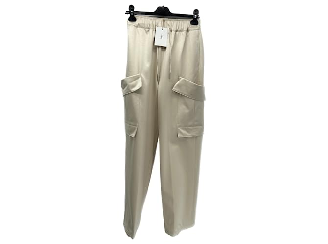 Autre Marque NON SIGNE / UNSIGNED Pantalone T.International S Viscosa Crudo  ref.1396205